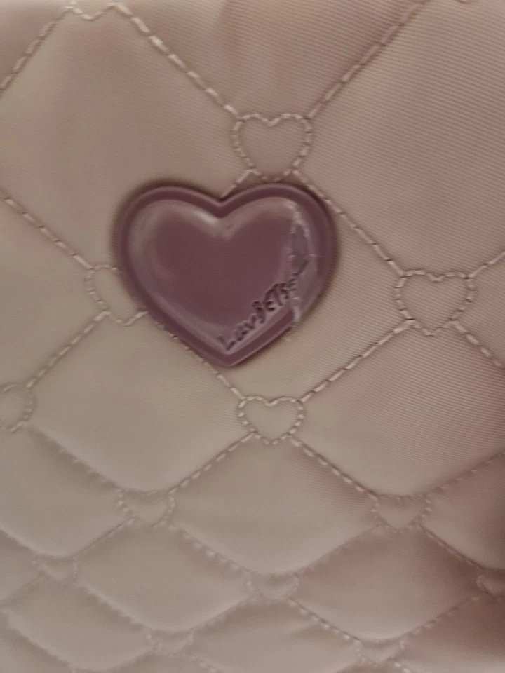 Bolso de Mano Betsey Johnson Nuevo con Etiquetas con Correa Bandolera - Corazón - Bonito Rubor Foto 4 de 4