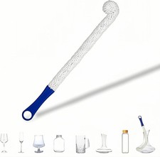 Long Bottle Brush Cleaner for Decanter and Water Bottle, 16 Inch Flexible