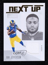 2020 Panini Playbook Next Up Jerseys Van Jefferson #NU-27 0q1p