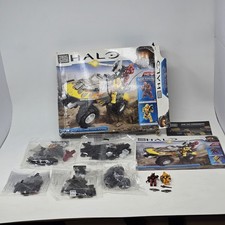 Halo Mega Bloks 100% Complete UNCS Flame Warthog 2014