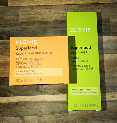 Elemis Superfood Glow Cleansing Butter 3.0oz + Multi Mist 100ml Hydrating Set