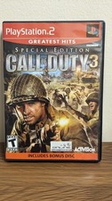 Call of Duty 3 Playstation 2 PS2 Special Edition Greatest Hits Bonus Disc 