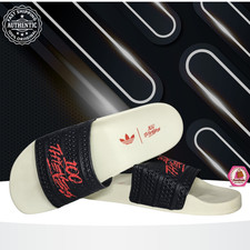 Sandalia de ducha Adidas Adilette X 100 Thieves 2025 negra roja JR9152 para hombre 10