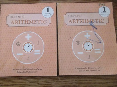 Rod & Staff Arithmetic 1 set (workbooks/teacher/speed drills)