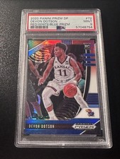 2020-21 Panini Prizm DP Red White Blue Rookie Devon Dotson Graded PSA 9 Mint 1.2