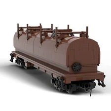 Hot Sale Coil Car Conrail Retro Train Model 966 Pieces Building Toys Set