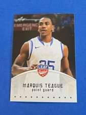 2012 Marquis Teague ROOKIE RC Leaf #MT1