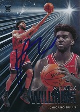 2020-21 Panini Essentials #209 Patrick Williams Signed Rookie Card Chicago Bulls. rookie card picture