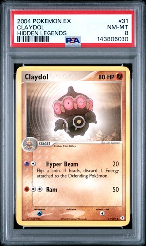 Claydol graded PSA 8 for sale on eBay