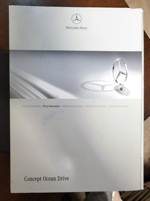 2007 Mercedes Benz Ocean Drive Concept Sales Brochure Press Kit S-Class S550 CD