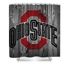 Ohio State Shower Curtain Set Bathroom Set For Bathroom Decor Best Gift Friend
