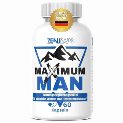 ZENICAPS MAXIMUM MAN Original | Für aktive Männer 60 Kapseln
