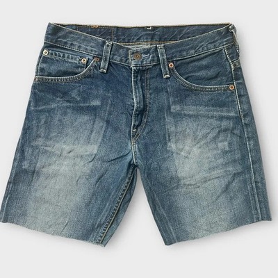 Levi s 507 Cut Down Denim Shorts Jorts W29