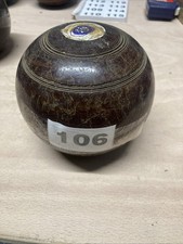 Antique Lignum Vitae lawn green bowl- Wood Turning Blank Ref 106