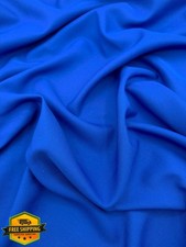 EOVEA Poplin Fabric Royal Blue 60" Wide by Yard 100 Polyester Home Decor
