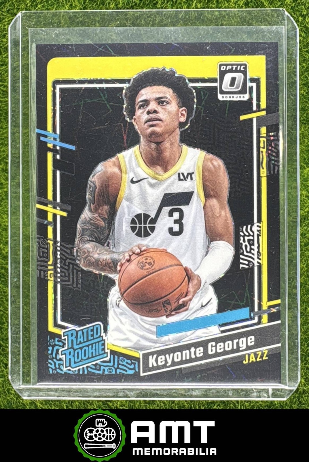 Keyonte George RC 2023-24 Panini Donruss Optic 2/39 Black Velocity Utah Jazz 223