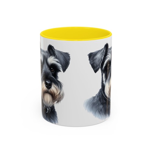 Miniatur Schnauzer Hund Kunst Malerei Kaffeebecher Haustier Geschenk Rettung ein Haustier heute - Bild 26 von 63