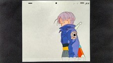 Anime Cel Dragon Ball / Dragon Ball Z Trunks Animation Cel with Douga Sketch