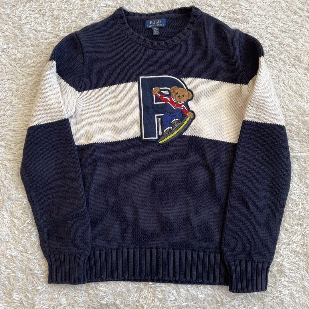 Polo Bear Polo Ralph Lauren Knit Sweater Bear Skateboard XL Limited Edition  Men