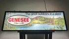 RARE Vintage GENESEE BEER & ALE Poker Pool Table HANGING BAR LIGHT SIGN. MINT 🔥