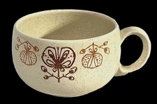 Rare Franciscan Atomic Pomegranate Cups / Tea Cups 1954 Vintage Mid-Century