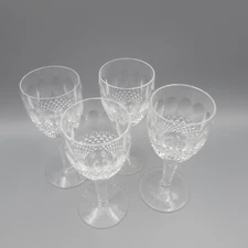 Waterford Crystal COLLEEN TALL STEM White Wine Glasses - Set of Four