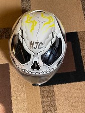 hjc fg 17 marvel ghost rider helmet Fg-St MC1 Motorcycle Helmet, White/Red/Yellow, Size L Automotive HJC Introduces Deadpool and Ghost
