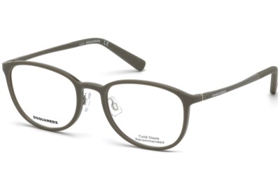 DSQUARED2 DQ5220 020 Gray Round Plastic Optical Eyeglasses Frame 51-19-140 DQ RX
