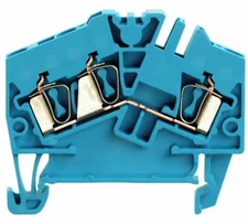 10pcs Weidmuller Wiring Terminals ZDU 2.5-2/3AN BL ，1706040000