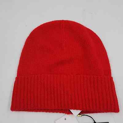 Charter Club 100% Cashmere Cuffed Beanie- Red Charter Club 100% Cashmere Cuffed Beanie, Created for Macys  main image 2