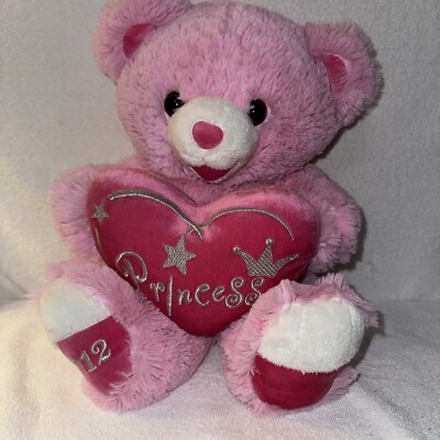 Dan Dee Collector s Choice Plush Pink 2012 Princess Sweetheart Teddy Bear