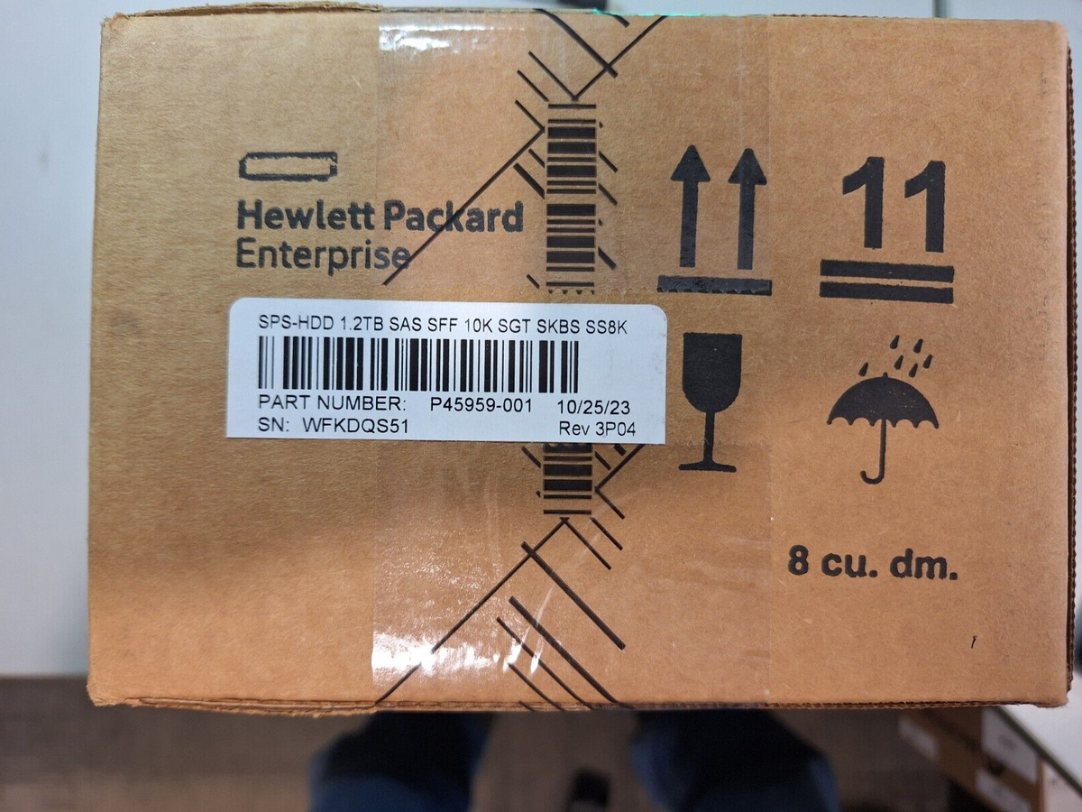 HPE P45959-001 3Par 1.2TB HDD SAS 10K SGT SKBS SS8K **New In Box