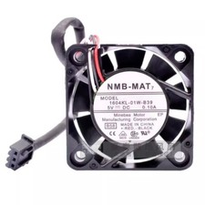 NMB 1604KL-01W-B39 4010 DC5V 0.10A 3-Wire Ball Cooling Fan