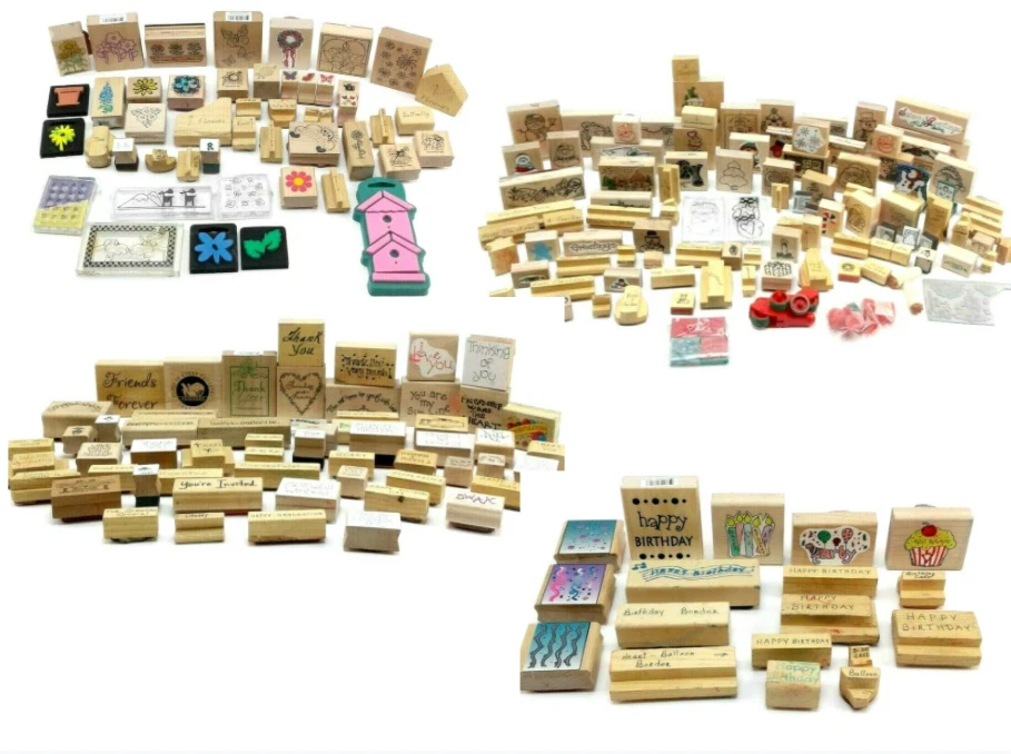 Gran Lote Estampillas de Goma Vintage/Modernas 998+ Surtidas Temas y Tipos Usadas Excelente Foto 2 de 4