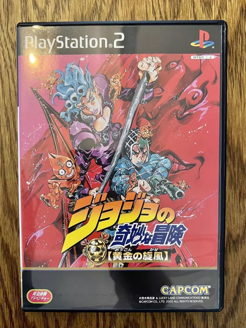 JoJo's Bizarre Adventure Ougon no kaze PS2 Japanese version PlayStation 2  Game 4976219754408