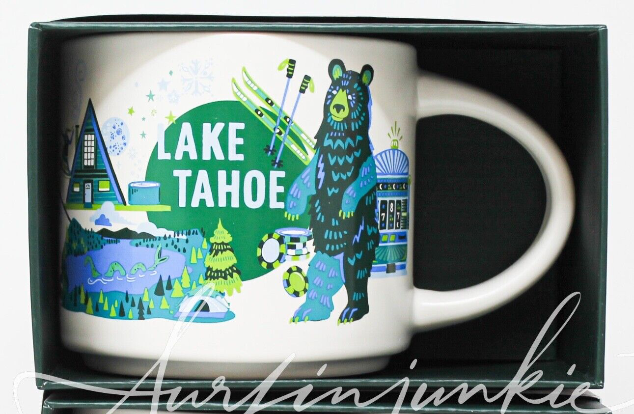 Starbucks Ceramic Mug Coffee Cup South Lake Tahoe Nevada Discovery Series 2024
