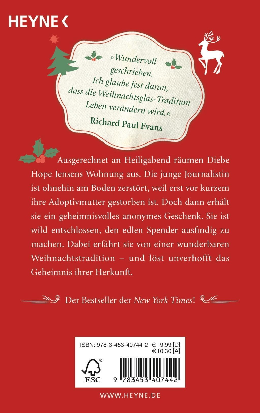 Thumbnail - Das Weihnachtsglas | Jason F. Wright | Taschenbuch | 144 S. | Deutsch