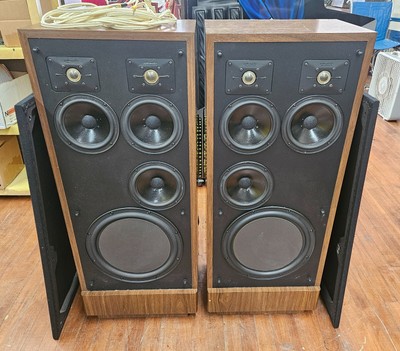 POLK Audio SDA II Reference Monitor Speaker System Pair w Generic Cable A Grade!