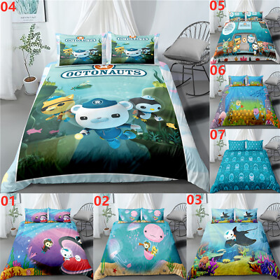 The Octonauts Quilt Doona Duvet Cover Set Single Double Queen