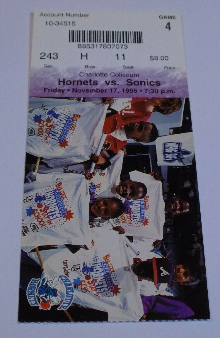 Basketball 1995 Vintage Sports Ticket Stubs for sale | eBay