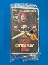 CHILD S PLAY 2 Spirit Halloween VHS Collectors Box Chucky Sealed 6 Items