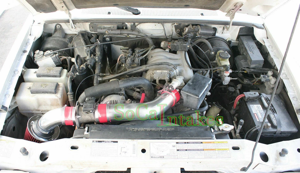Kit de admisión de aire AZUL AirX Racing 2 piezas para Ford Ranger SOHC 2001-2003 4,0 L V6 Foto 2 de 2