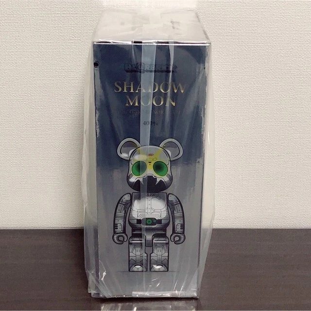 BE@RBRICK SHADOW MOON Ver.HAJIME SORAYAMA 400% Bearbrick medicom toy Kamen Rider