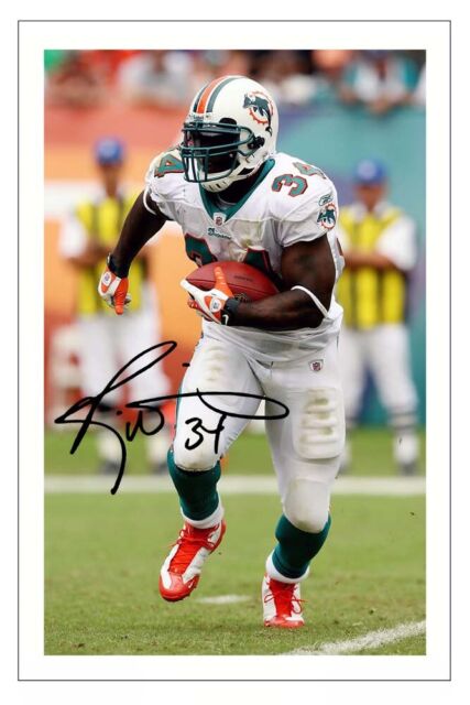 RICKY WILLIAMS Signed Autograph PHOTO Signature Print MIAMI DOLPHINS NFL