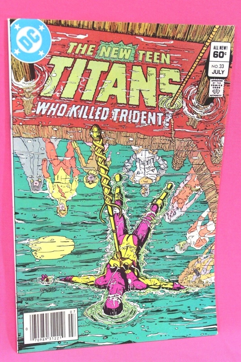 The New Teen Titans #33 Who Killed Trident DC Comic Comics F+ | eBay