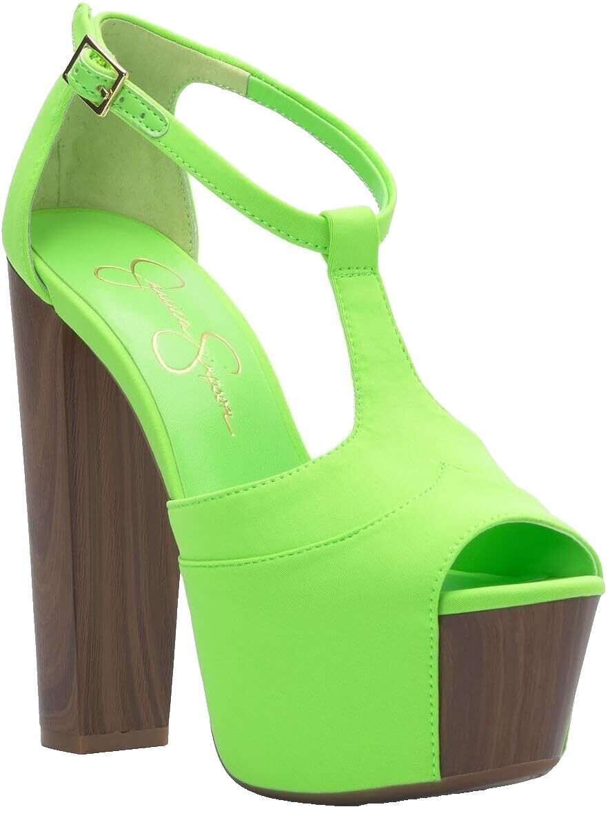 Neon Green Heels