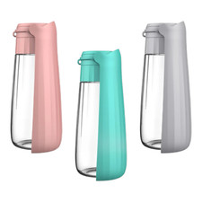 Tragbare stabile Hunde Trinkflasche mit Napf für unterwegs Wasserflasche 550ml