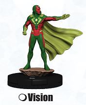 NM with Card HeroClix Vision - 015 Avengers 60th Anniversary DC