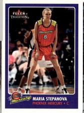2001 Fleer Tradition WNBA #6 Maria Stepanova