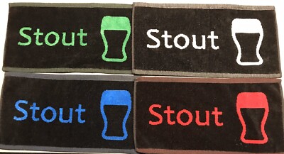 Free Shipping - Volume Discount - Pub/Bar Towel - Beer - Stout - NEW